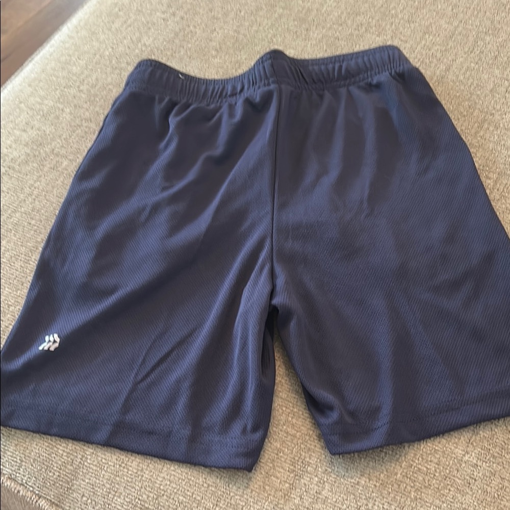 Boys Navy Athletic Shorts